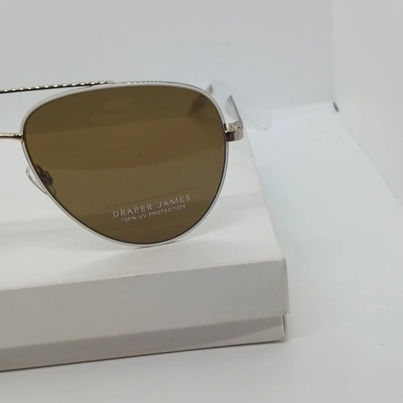 NWT MEN'S DRAPER JAMES AVIATOR SUNGLASSES DJ7046 - Picture 2 of 4